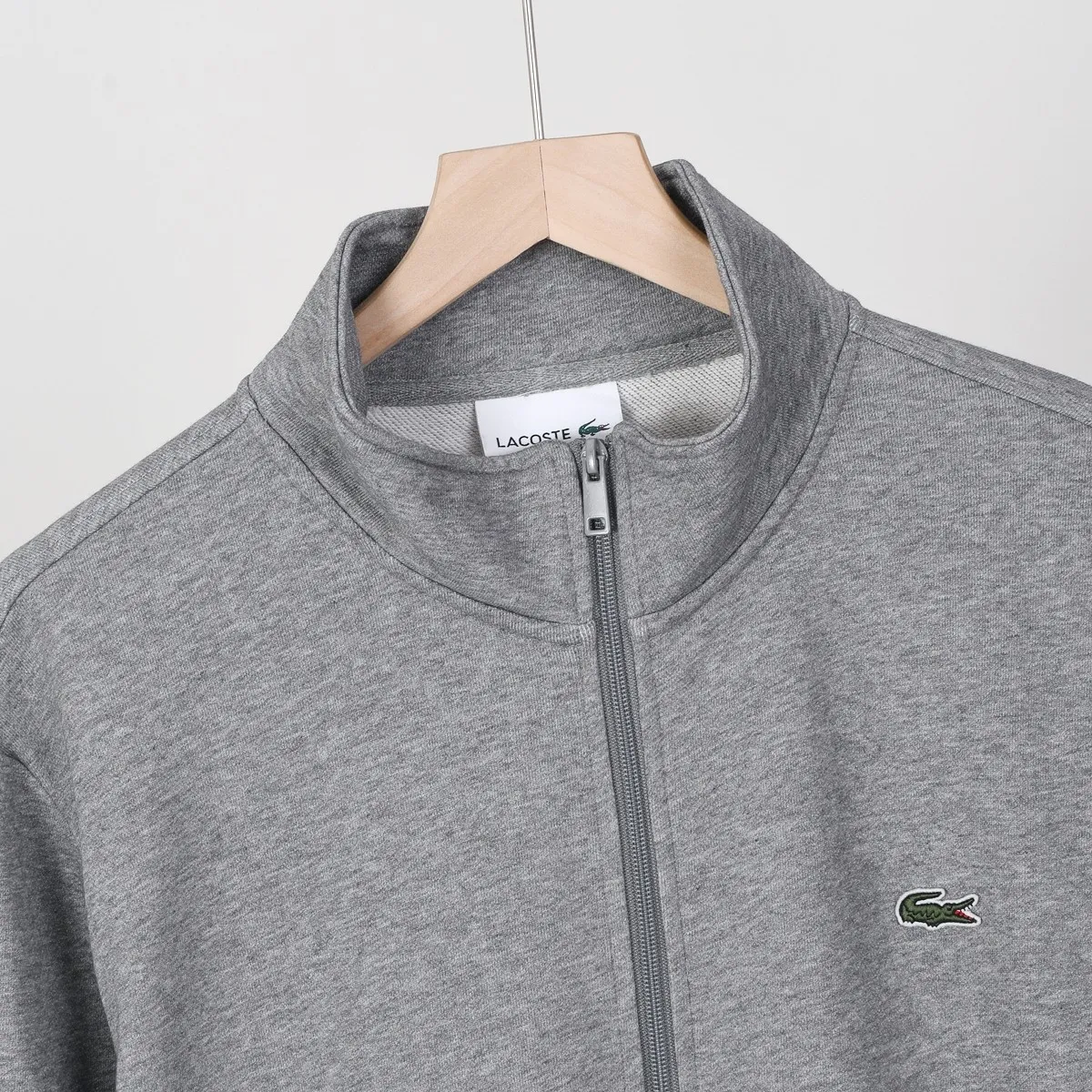 P220 800# crocodile zipper stand collar sweatshirt jacket Color: black gray royal blue Size: M-XXL Fabric: 350g cotton terry